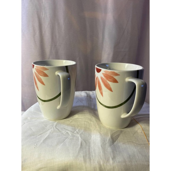 Set of Two (2) Corelle Coordinates Porcelain Square Mugs - Picture 9 of 13